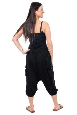 Bermuda Milhano Mixte -Ethno Style Soldes bermuda sarouel cargo jersey black milhano 3