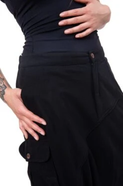 Bermuda Milhano Mixte -Ethno Style Soldes bermuda sarouel cargo jersey black milhano 4