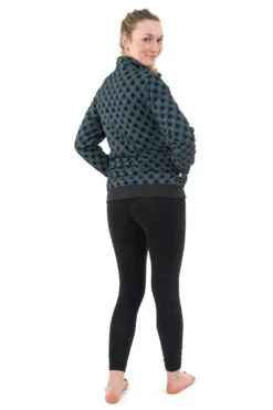 Blouson Zacka Mixte -Ethno Style Soldes blouson sweat avec zip reversible total print ou noir uni zacka 3