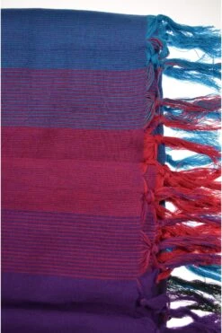 Cheche Ethnic -Ethno Style Soldes cheche foulard coton basic ethnic violet bleu fuchsia chine 2