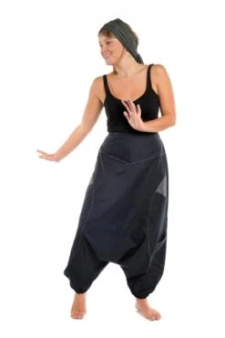 Cheche Psychedelic -Ethno Style Soldes cheche foulard coton epais noir kaki psychedelic 1 3