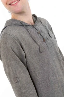 Chemise Paoh -Ethno Style Soldes chemise ethnique transformable capuche paoh 3