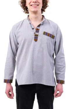 Chemise MaoTzecool -Ethno Style Soldes chemise ethnique zen homme maotzecool 2