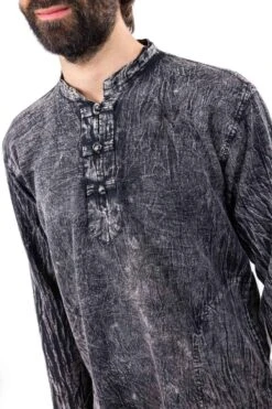 Chemise Grungespirit -Ethno Style Soldes chemise homme col mao grungespirit 4