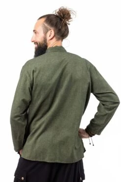 Chemise Khakiran -Ethno Style Soldes chemise tibetaine ouverture laterale khakiran 2