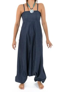 Combinaison Salma 11 Combinaison Salma -Ethno Style Soldes combinaison sarouel denim blue jean soft ethnic street salma 2