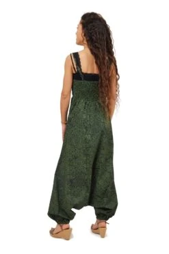 Combinaison Pyschedelic -Ethno Style Soldes combinaison sarouel femme ethnic psychedelic bleu petrole 6