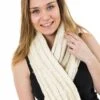 Echarpe Creme Mixte