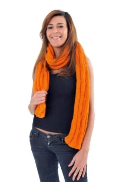 Echarpe Orange Mixte