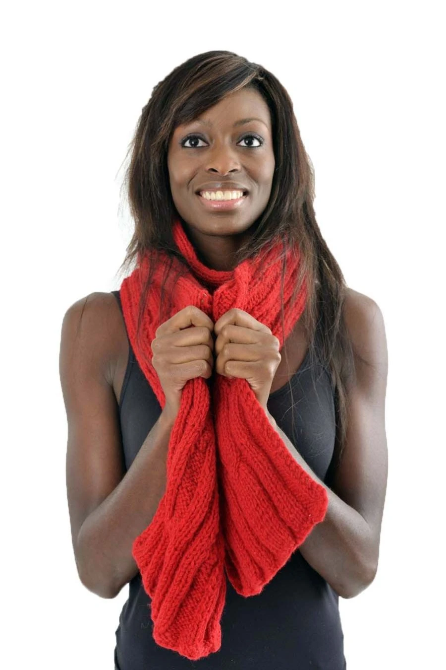 Echarpe Rouge Mixte 1 Echarpe Rouge Mixte