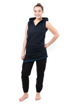 Tunique Thapa 7 Tunique Thapa -Ethno Style Soldes fz1431 tunique asymetrique thapa avec capuche 3