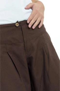 Pantalon Herza -Ethno Style Soldes fz1441a pantalon ethnique marron chocolat herza 5