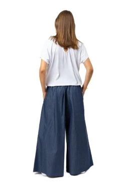 Jean Paryataka Mixte -Ethno Style Soldes jean denim fluide large evase unisexe paryataka 3