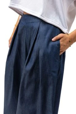 Jean Paryataka Mixte -Ethno Style Soldes jean denim fluide large evase unisexe paryataka 4