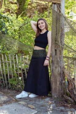 Jupe Shockvibes -Ethno Style Soldes jupe longue ceinture imprimee shockvibes 3