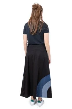 Jupe Sally -Ethno Style Soldes jupe longue coton jean urban girl sally 3