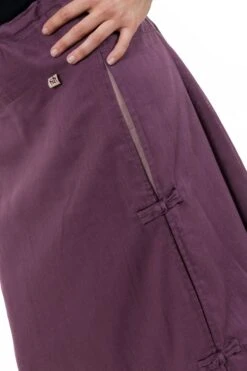 Jupe Sakura -Ethno Style Soldes jupe longue ethnique boutons coton roses pastels sakura 3