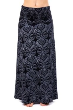 Jupe Victoria -Ethno Style Soldes jupe longue jersey imprime victoria 3