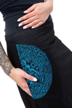 Jupe Psychedelique -Ethno Style Soldes jupe longue romantique psychedelique green heroine coton epais 7