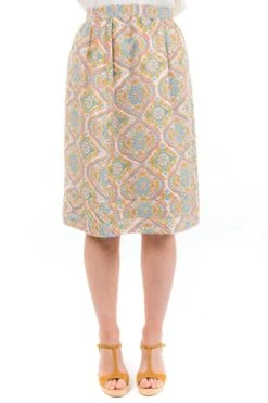 Jupe Lillyane 7 Jupe Lillyane -Ethno Style Soldes jupe midi retro chic lillyane 2