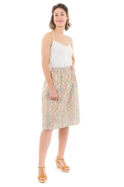 Jupe Lillyane 8 Jupe Lillyane -Ethno Style Soldes jupe midi retro chic lillyane 3