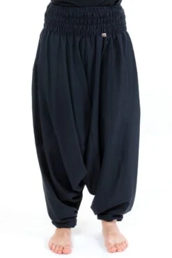 Pantalon Indien -Ethno Style Soldes k18 pantalon sarouel elastique uni aladin sarwel indien 3