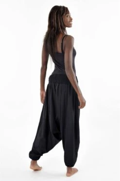 Pantalon Indien -Ethno Style Soldes k18 pantalon sarouel elastique uni aladin sarwel indien 5