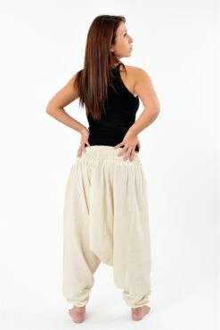 Pantalon Indien -Ethno Style Soldes k18 pantalon sarouel elastique uni aladin sarwel indien 9