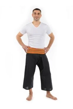 Pantacourt Thai Mixte -Ethno Style Soldes k24 pantacourt fisherman thai 2