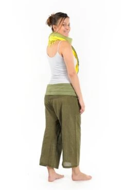 Pantacourt Thai Mixte -Ethno Style Soldes k24 pantacourt fisherman thai 5