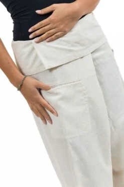 Pantacourt Thai Mixte -Ethno Style Soldes k24 pantacourt fisherman thai 6