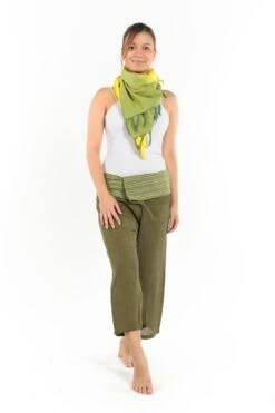 Pantacourt Thai Mixte -Ethno Style Soldes k24 pantacourt fisherman thai 7