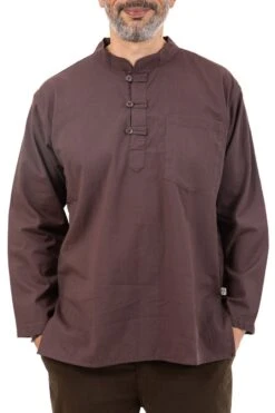 Chemise Epais 12 Chemise Epais -Ethno Style Soldes k960 chemise 3 boutons mao coton epais 4