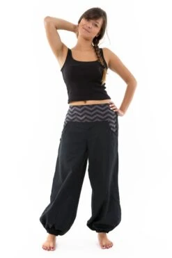 Pantalon Lalleh Mixte -Ethno Style Soldes pantalon ballon bouffant femme coton epais lalleh 2