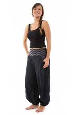 Pantalon Lalleh Mixte -Ethno Style Soldes pantalon ballon bouffant femme coton epais lalleh 3