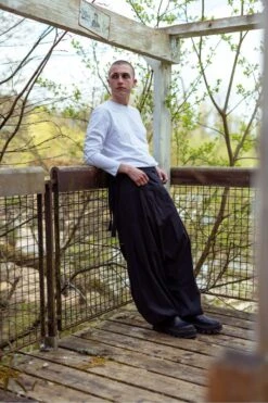 Sarouel Yuma Mixte 9 Sarouel Yuma Mixte -Ethno Style Soldes pantalon basique zen yuma noir 3