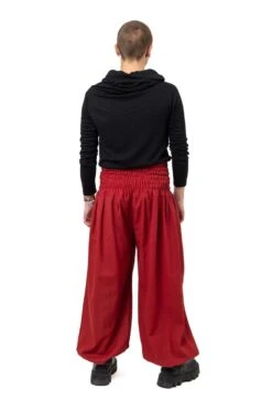 Pantalon Shanti Mixte -Ethno Style Soldes pantalon bordeaux large elastique shanti 3