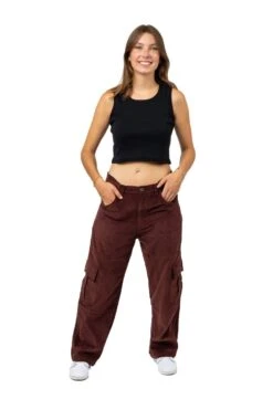 Pantalon Québec Mixte 8 Pantalon Québec Mixte -Ethno Style Soldes pantalon cargo velours unisexe quebec 2