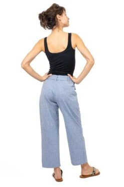 Pantalon Chic -Ethno Style Soldes pantalon coton droit large boheme chic 2