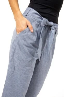 Pantalon Chic -Ethno Style Soldes pantalon coton droit large boheme chic 3