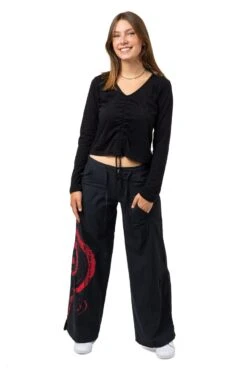 Ethno Style Soldes -Ethno Style Soldes pantalon droit mixte hybride imprime original fibonacci 1