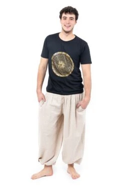 Pantalon Kalinko -Ethno Style Soldes pantalon elastique bouffant epais chanvre kalinko 2