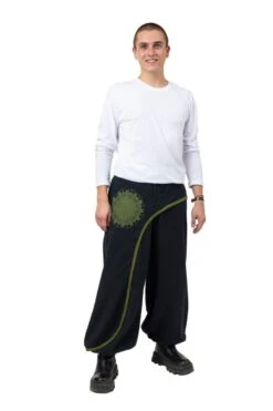 Pantalon Yogreen Mixte -Ethno Style Soldes pantalon ethnique femme yogreen 2
