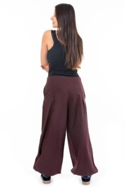 Pantalon Damh 13 Pantalon Damh -Ethno Style Soldes pantalon ethnique large bouffant droit femme noir uni damh 5