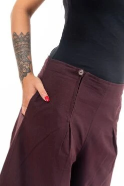 Pantalon Damh 15 Pantalon Damh -Ethno Style Soldes pantalon ethnique large bouffant droit femme noir uni damh 7