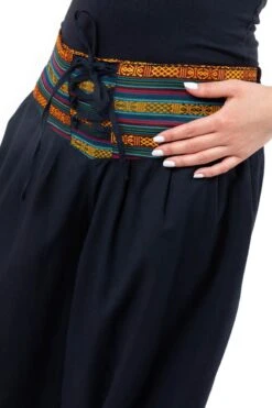 Pantalon Anhy -Ethno Style Soldes pantalon femme ethnique ceinture corset anhy 3