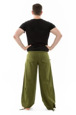 Pantalon Hybride Mixte -Ethno Style Soldes pantalon hybride mixte vert kaki army uni 6