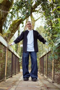 Pantalon Lina -Ethno Style Soldes pantalon jean denim hybride street chic lina 2