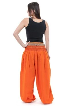 Pantalon Miki Mixte -Ethno Style Soldes pantalon sarouel babacool large smock orange sari brillant miki 3