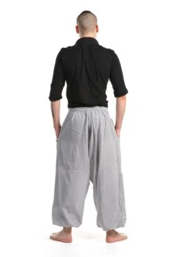 Pantalon Aladin 8 Pantalon Aladin -Ethno Style Soldes pantalon sarouel baggy aladin homme femme gris clair 3